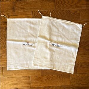 Moncler White Storage Bags